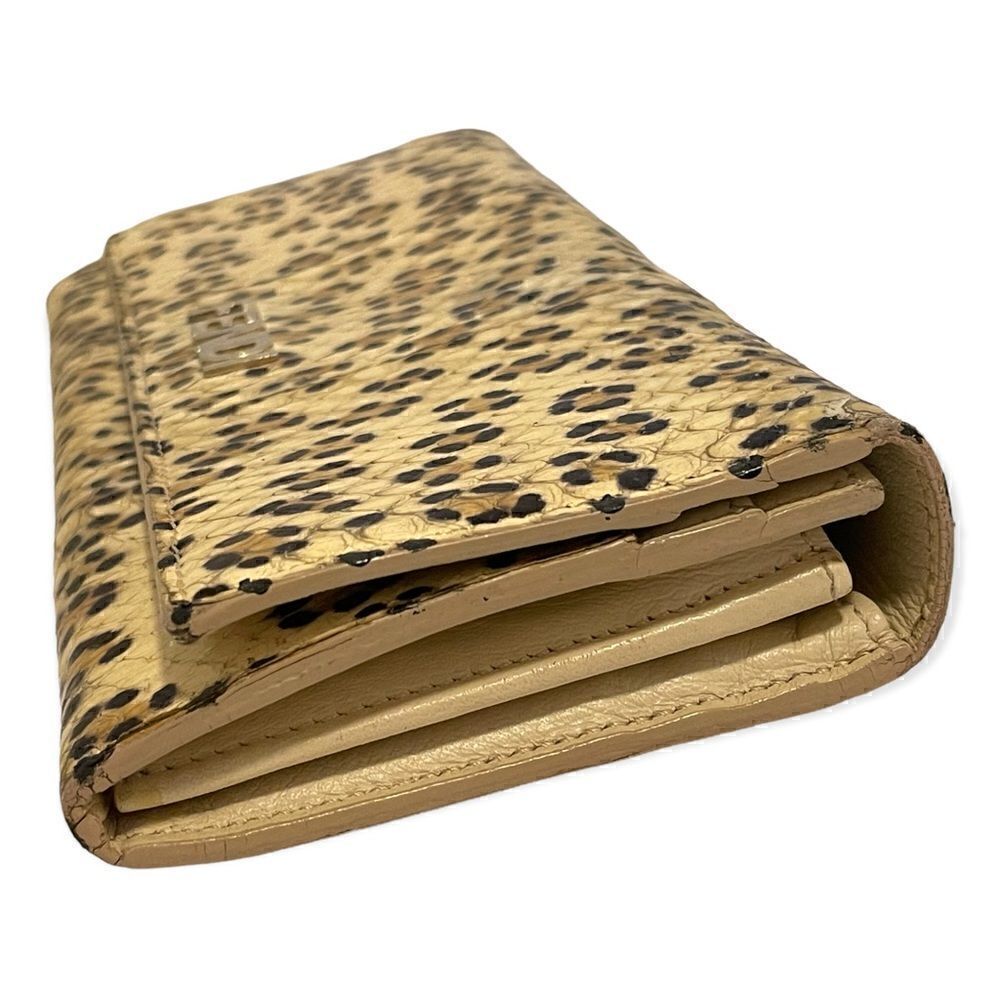 Vintage Fendi Python with Leopard Print Long Wallet - Picture 9 of 15